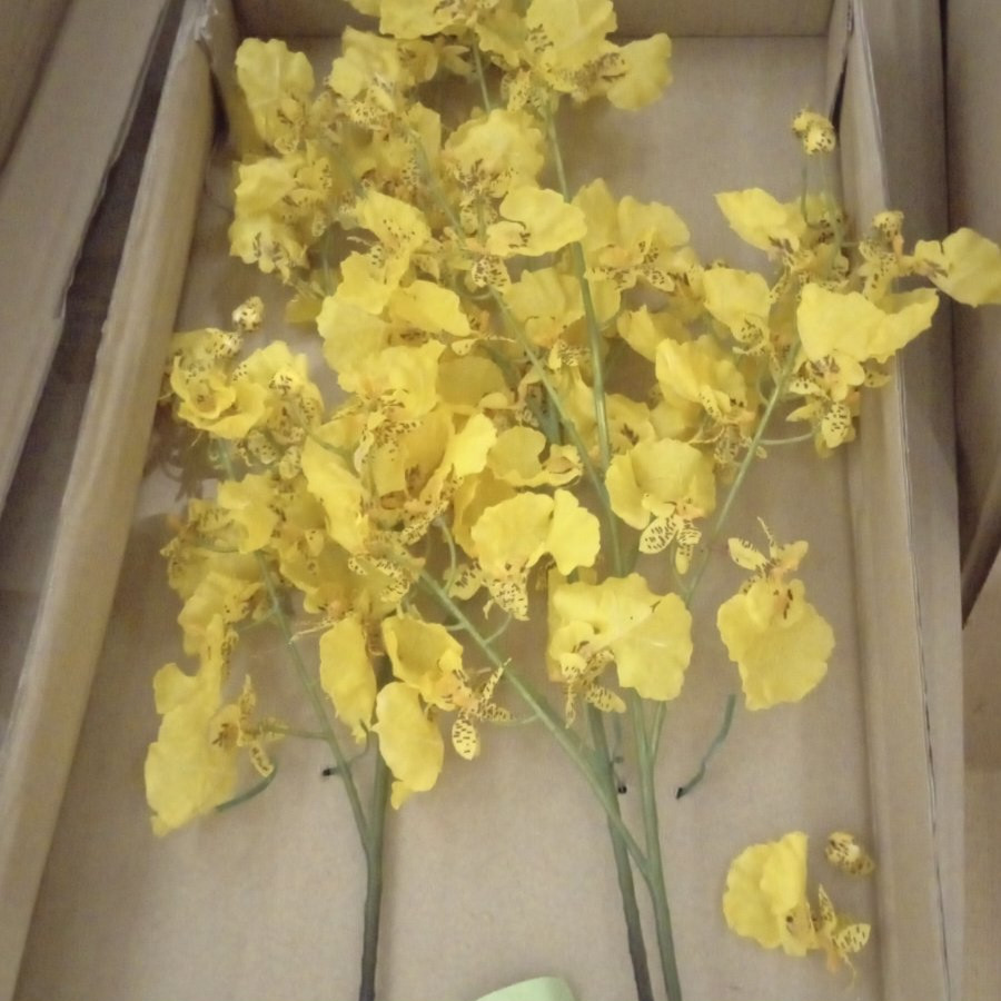 УЦІНКА Орхідея (силікон, 70 см) (Сипляться квіти,треба клеїти) ELISEY, фото 1