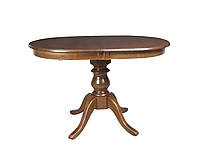 Круглый деревянный раскладной стол Виктория 1200(1600)х80см