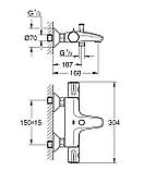 Термостат для ванни Grohe Grohtherm 800 (1022032430), фото 6
