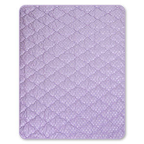 Двоспальна літня ковдра мікрофібра / холофайбер тонка стьобана 175х215 однотонна бузкова, фото 2