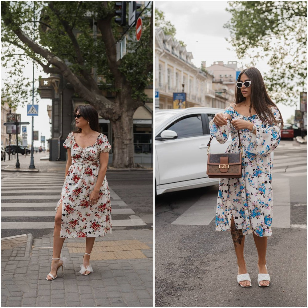 Штапельне літнє плаття міді довгий рукав великих розмірів