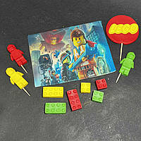 Набір топперів з мастики Лего для хлопчика