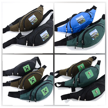 Бананка дитяча 30*15 на блискавці принт у різних варіантах Panda