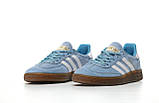 Кросівки жіночі Adidas Handball Spezial Light Blue, фото 4