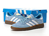 Кросівки жіночі Adidas Handball Spezial Light Blue, фото 6