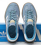 Кросівки жіночі Adidas Handball Spezial Light Blue, фото 7