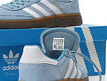 Кросівки жіночі Adidas Handball Spezial Light Blue, фото 8