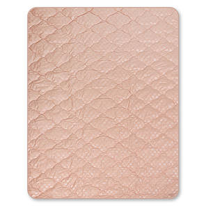 Легка літня євро ковдра 200х210 см стьобана тонка мікрофібра / холоофайбер однотонна пудрового кольору, фото 2