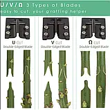 💚Професійний щеплений секатор для гілок з 3 ножами для обрізання та щеплення дерев Grafting Tool, фото 10