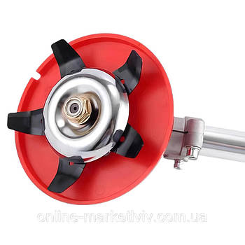 Розпушувач грунту на мотокосу 5 ножів / Розпушувач грунту / Диск для прополювання / Диск на мотокосу