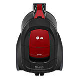 LG Пилосос контейнерний, 650 Вт, конт пил — 1.1 л, турбощітка Pet Brush, червоний, фото 8