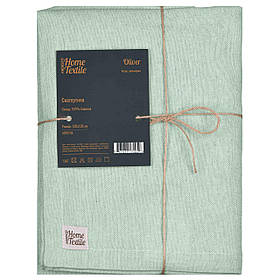 ARDESTO Скатертина Oliver, 120х136 см, 100% бавовна, аквамарин