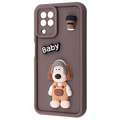 Чехол Pretty Things Case Samsung Galaxy A22/M22/M32 (A225F/M225F/M325F) brown/baby