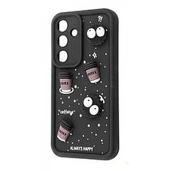Чехол Pretty Things Case Samsung Galaxy A34 black/coffee