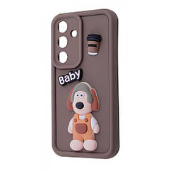 Чехол Pretty Things Case Samsung Galaxy A34 brown/baby