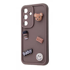 Чехол Pretty Things Case Samsung Galaxy A34 brown/bear