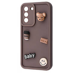 Чехол Pretty Things Case Samsung Galaxy S21 FE (G990B) brown/bear