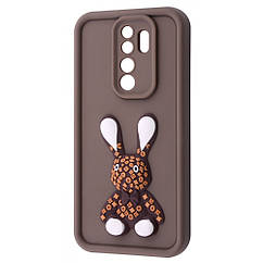 Чехол Pretty Things Case Xiaomi Redmi Note 8 Pro brown/rabbit