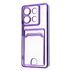 Чехол WAVE Metal Pocket Case Xiaomi Redmi Note 13 Pro 5G/Poco X6 5G purple