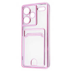 Чехол WAVE Metal Pocket Case Xiaomi Redmi Note 13 Pro+ pink