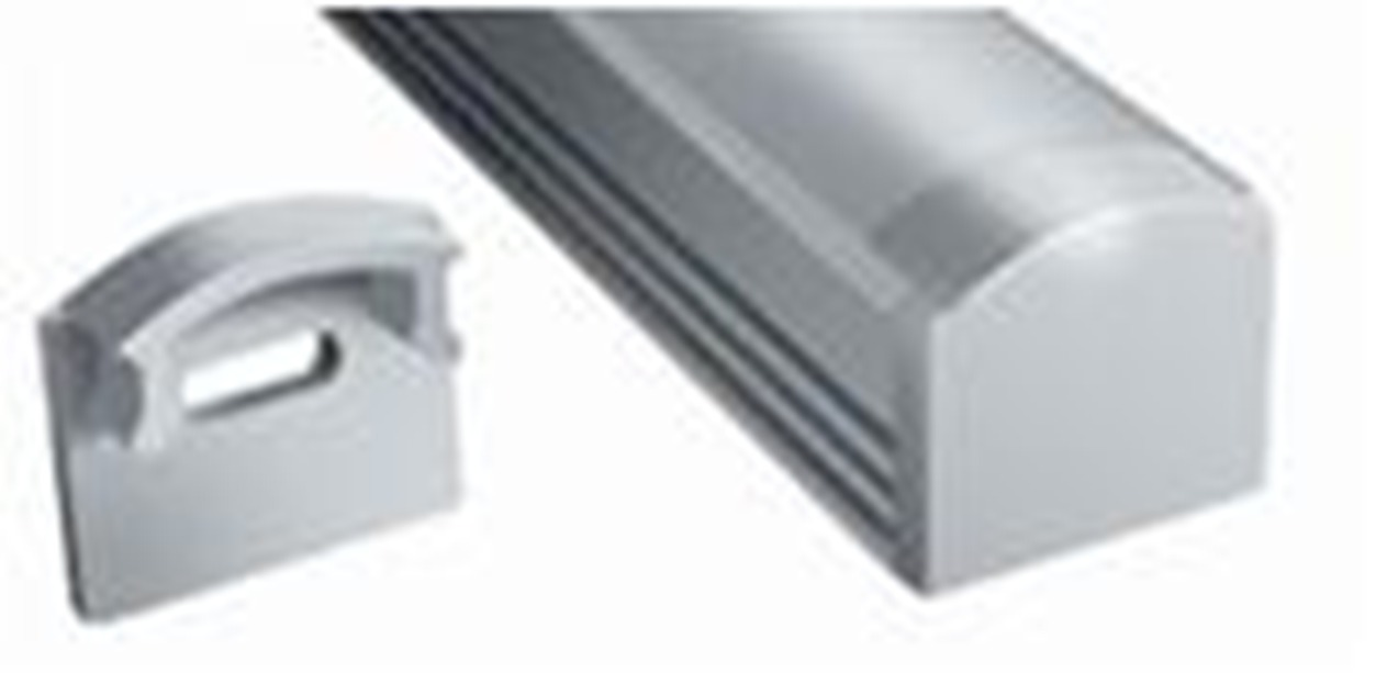 Заглушка ЗПО12 для профілю ЛПС12 з отвором Biom, фото 1