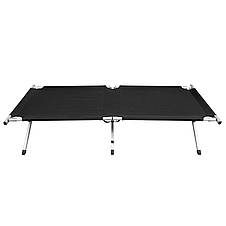 Алюмінієва розкладачка Mil-Tec US Style Black — 190 x 65 см Німеччина, фото 3