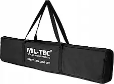 Алюмінієва розкладачка Mil-Tec US Style Black — 190 x 65 см Німеччина, фото 4