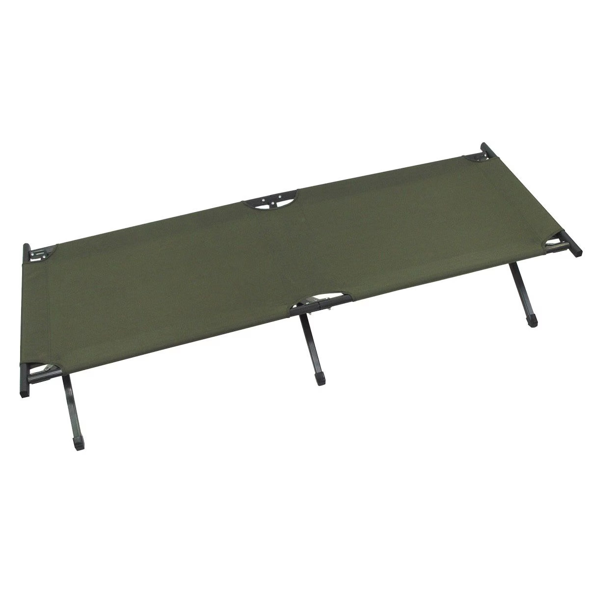 Алюмінієва розкладачка MFH US Olive — 190 x 66 см Німеччина