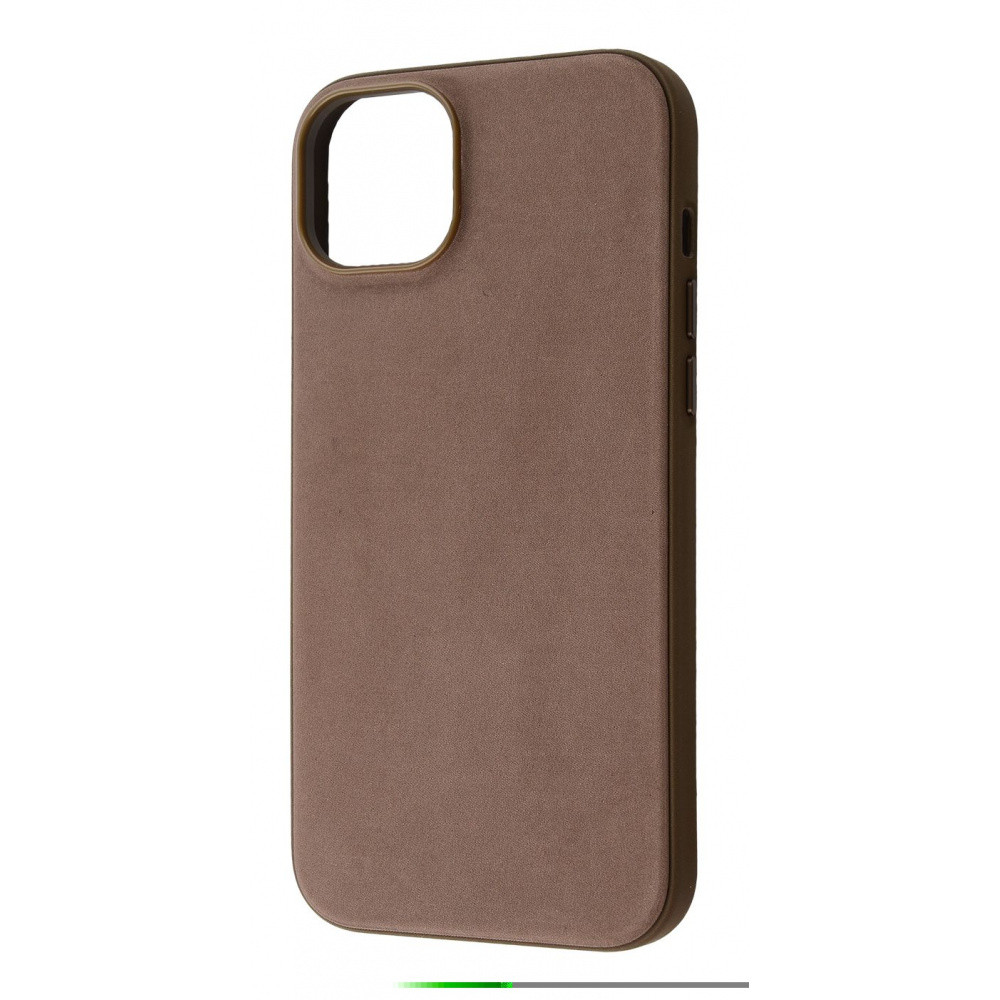 Чехол WAVE Premium Woven Case with Magnetic Ring iPhone 15 Plus black taupe, фото 1