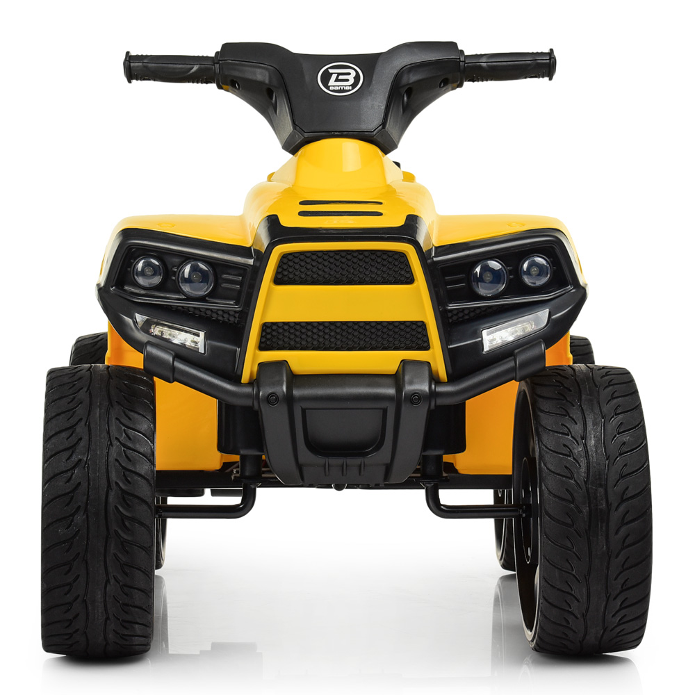 Квадроцикл дитячий на акумуляторі з музикою та світлом фар Bambi M 3893EL-6 Жовтий