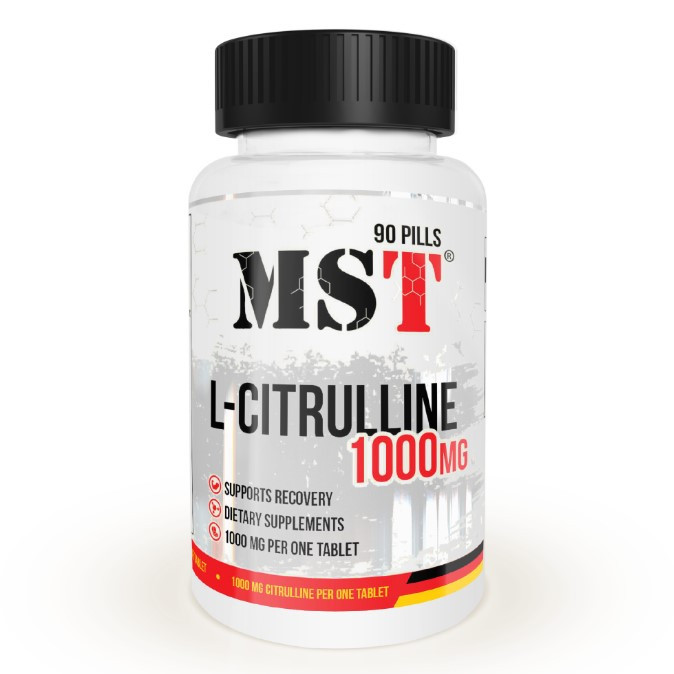 Амінокислота MST L-Citrulline 1000, 90 таблеток EXP