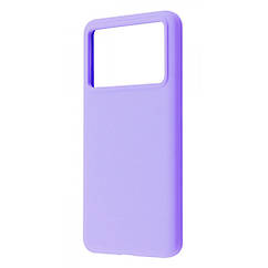 Чехол WAVE Full Silicone Cover Xiaomi Poco X6 Pro 5G pink sand light purple