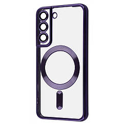 Чехол WAVE Metal Color Case with Magnetic Ring Samsung Galaxy S21 FE (G990B) gold deep purple