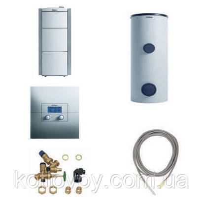 Пакетне пропонування No24 ecoVIT exclusiv VKK INT + бойлер uniSTOR VIH R (300, 400, 500) + calorMATIC 630, фото 1