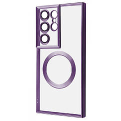 Чехол WAVE Metal Color Case with Magnetic Ring Samsung Galaxy S23 Ultra black deep purple