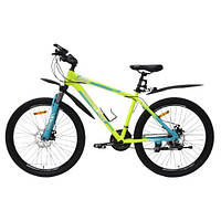 Велосипед SPARK TRACKER 17 26 неоновий жовтий (колеса - 26", алюмінієва рама - 17")