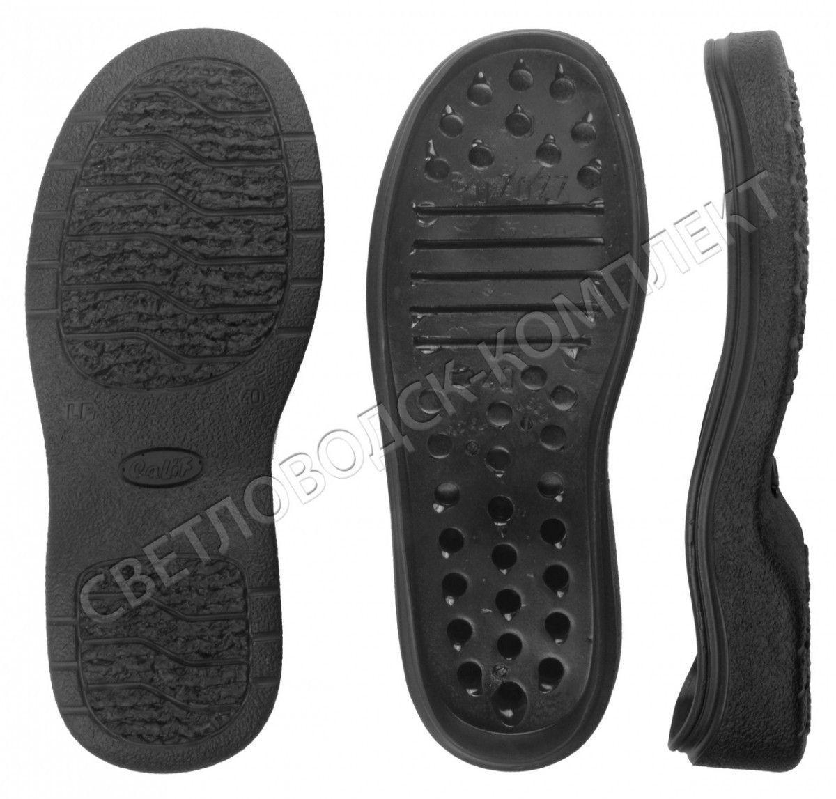 Підошва для взуття PU-7077, кол. чорний, фото 1