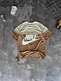 Чоловіча футболка Nike M1117 бежева, фото 6