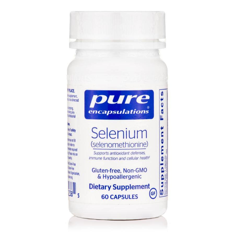 Вітаміни та мінерали Pure Encapsulations Selenium 200 mcg, 60 капсул EXP