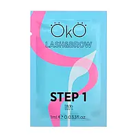 Склад для ламінування вій та брів Oko STEP 1 LIFT, 1 мл
