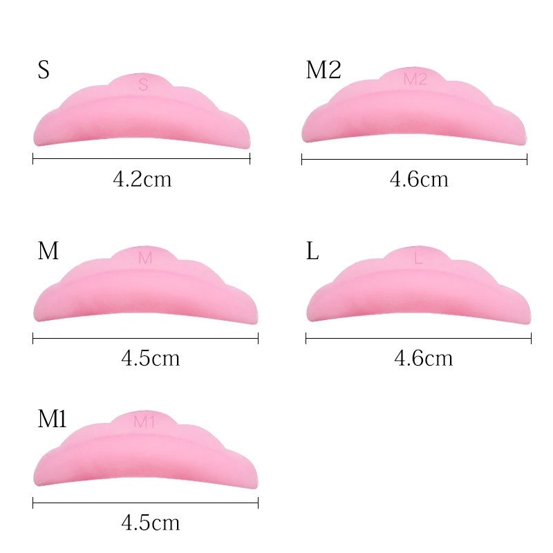 Бігуді силіконові Tiffany Pink (набір 5 пар)