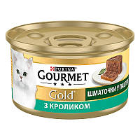 Корм для котів Gourmet Gold шматочки з кроликом у паштеті 85 г Purina