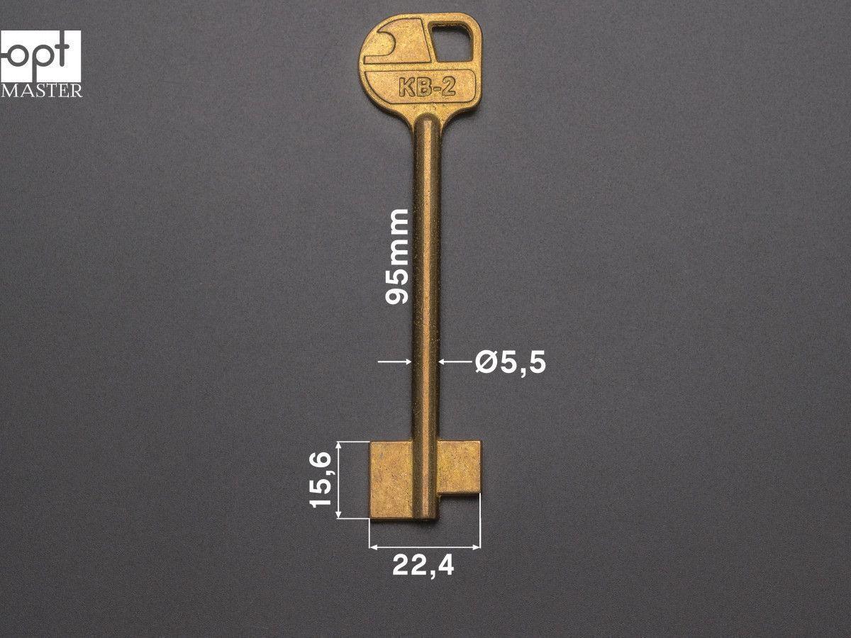 Заготовка ключа Каві-2 (Конаково), фото 1