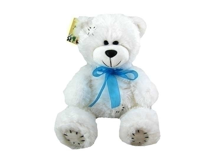 Білий ведмедик Тедді, 50 см, фото 1