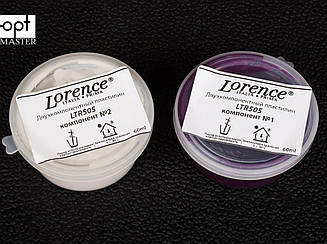 Двокомпонентний пластилін для формування відбитка 2х60мл - LTR505 (Lorence)