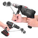 Насадка-адаптер на дриль, дискові ножиці, фото 3