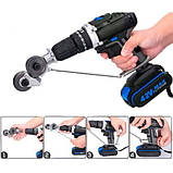 Насадка-адаптер на дриль, дискові ножиці, фото 5