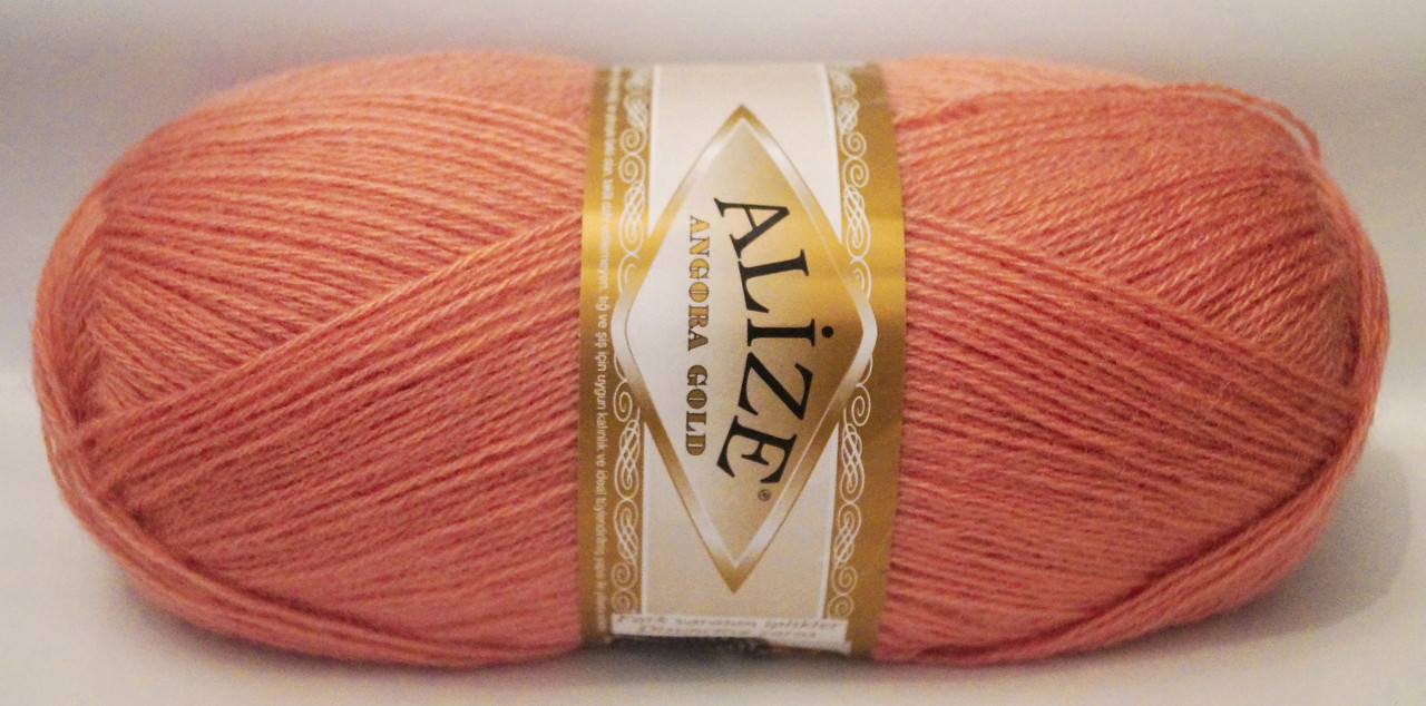 Нитки пряжа для в'язання ANGORA GOLD Ангора Голд від ALIZE Алізе № 144 - темна пудра