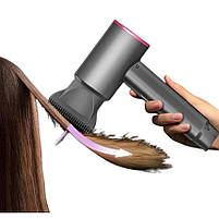 Фен акумуляторний з зарядною підставкою Huan Dou Whireless Hair Dryer Grey (LY-A2000), фото 4
