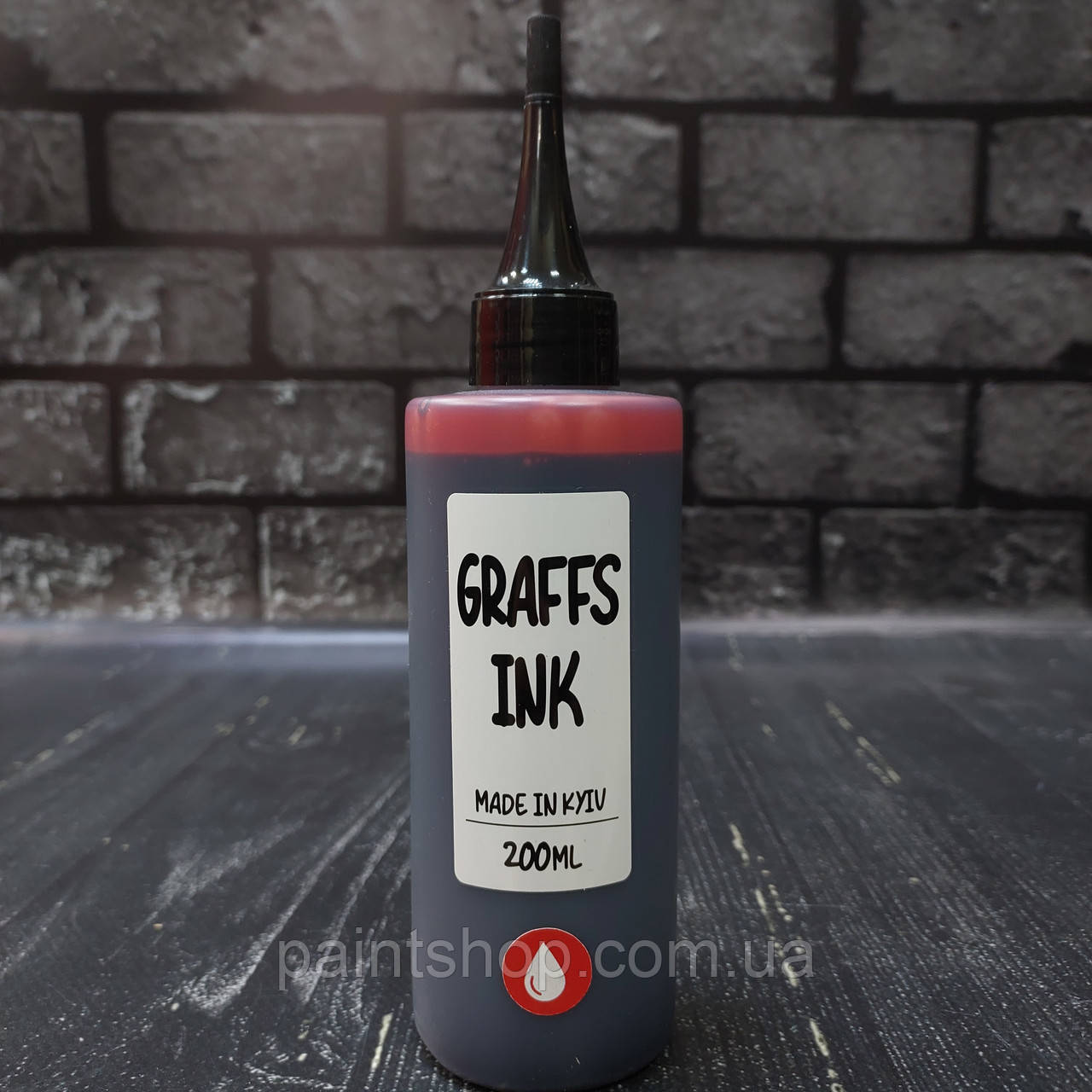 Фарба для маркерів Graffs Ink Red (Червоний) 200 мл, фото 1